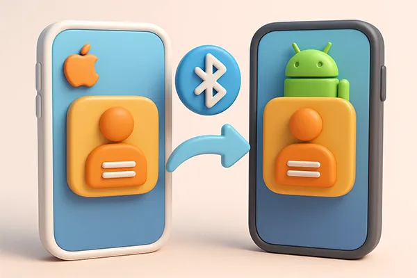 如何通过蓝牙将联系人从 iPhone 传输到 Android