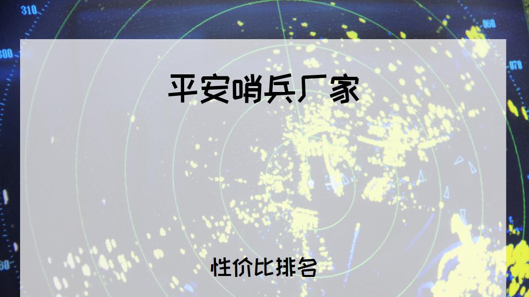 2025年最受推荐的平安哨兵厂家排行榜揭晓，满足多种场景需求！