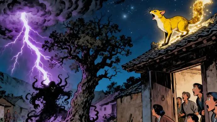 黄大仙舍命报恩，深夜天雷劈邪神！湖南山村惊魂夜，胆小勿入！