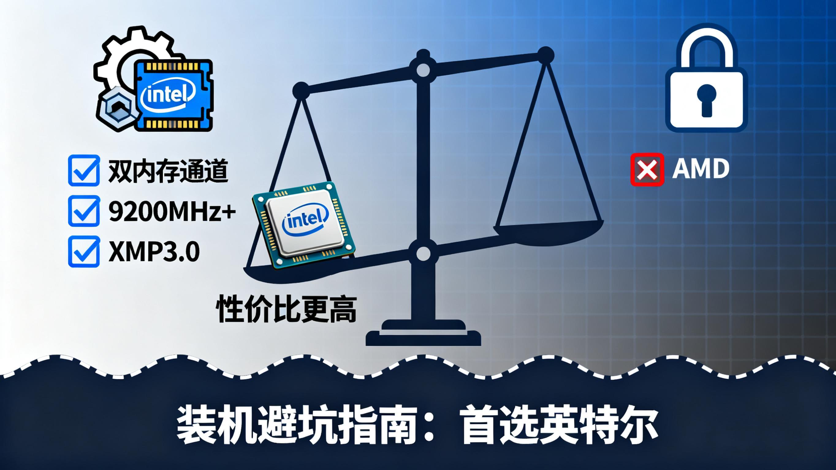 Intel 凭啥碾压 AMD？涨价期装机答案在这！