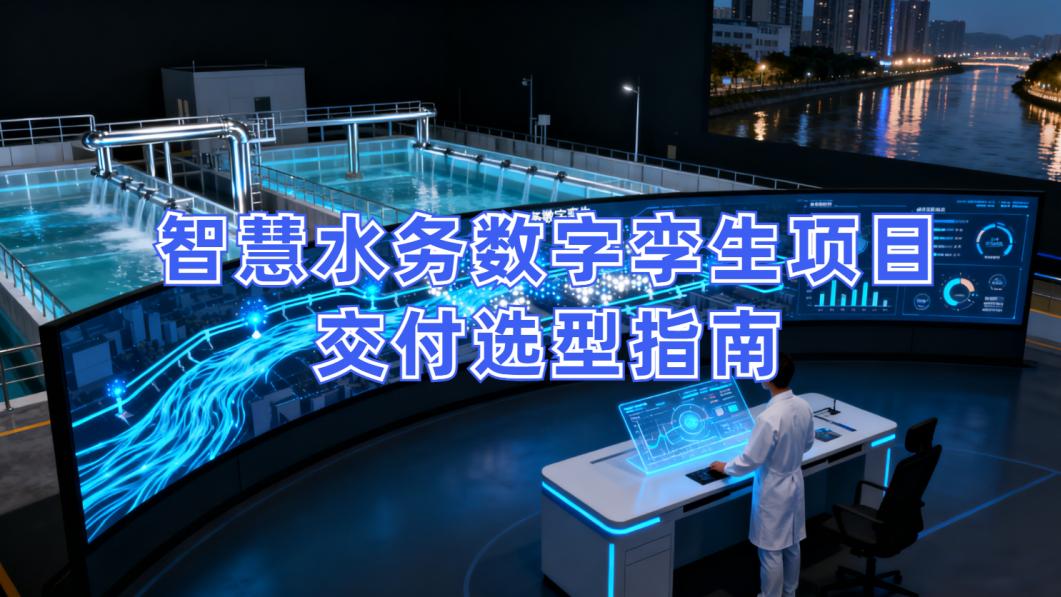 智慧水务数字孪生选型破局：平台精准适配 + 交付五优保障，筑牢水务智能运营基石