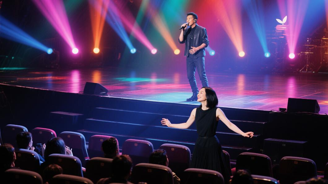 王菲低调现身谢霆锋演唱会，与陈奕迅陈伟霆同场