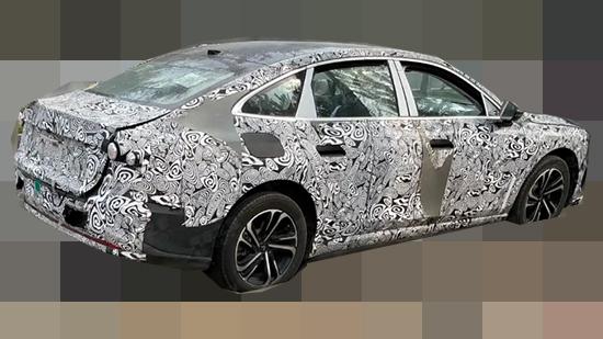 外观大幅调整 疑似红旗H5纯电版谍照曝光