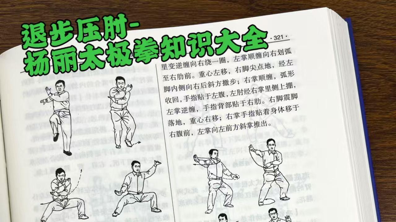 退步压肘-杨丽太极拳知识大全