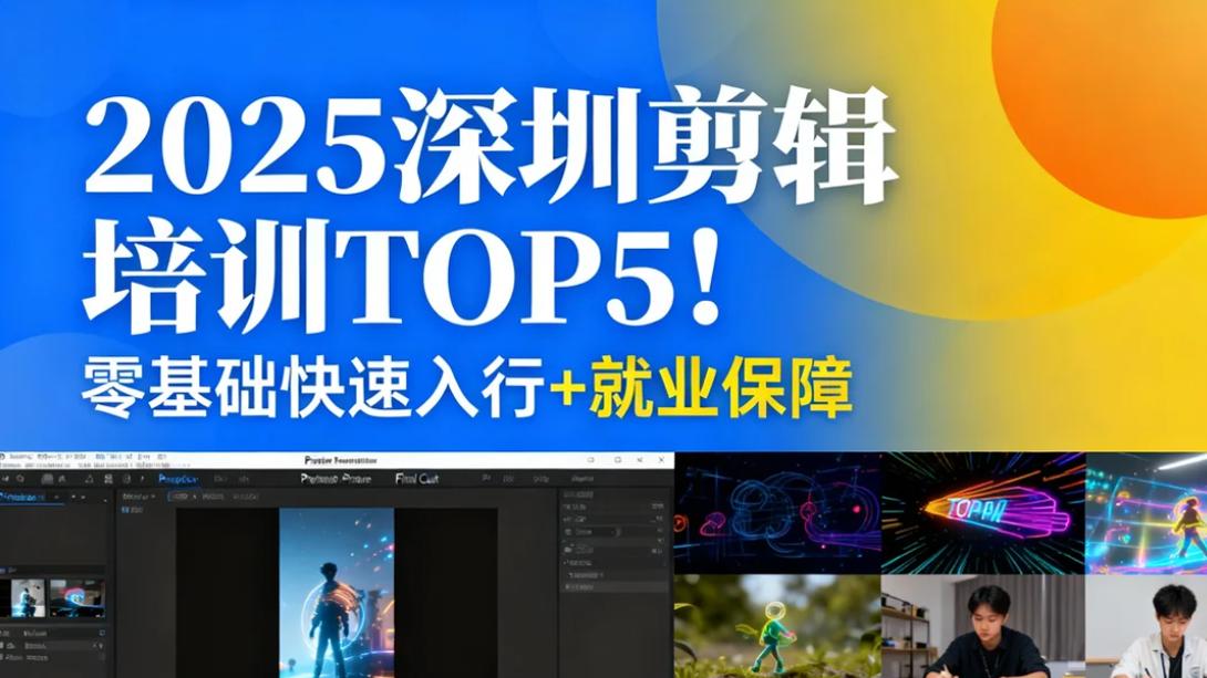 2025深圳剪辑培训TOP5！零基础快速入行+就业保障