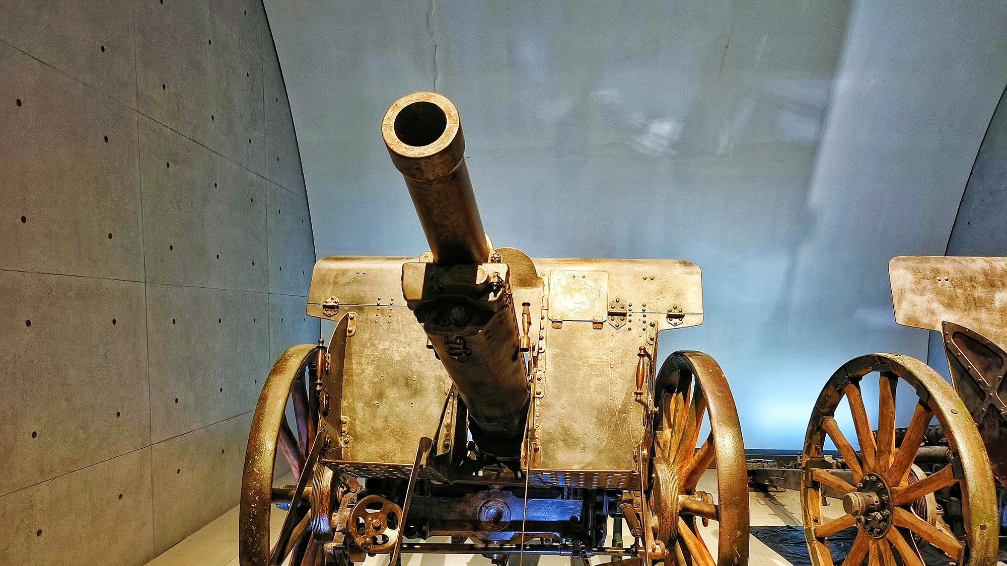 北京军博里的九一式榴弹炮，从日军的侵略武器转变成解放军攻坚利器，如何决定了中国的命运