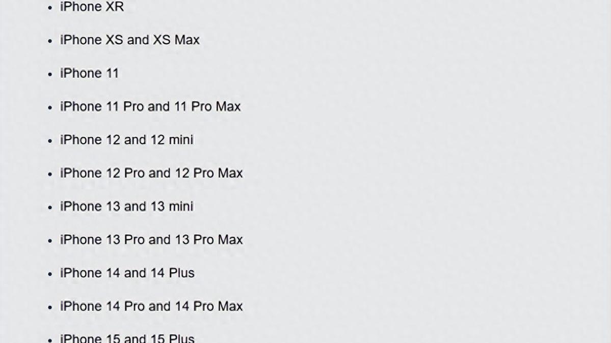 能运行ios18的都是可以运行ios19，所以iPhone xr可以升级？