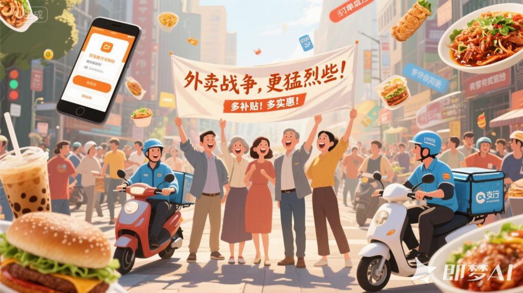 让外卖战争来得更猛烈一些吧