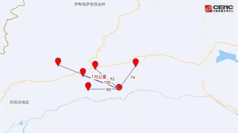 新疆阿克苏地区发生5.0级地震，震感明显！