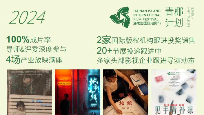 第七届海南岛国际电影节 “青椰计划”短片训练营招募开启