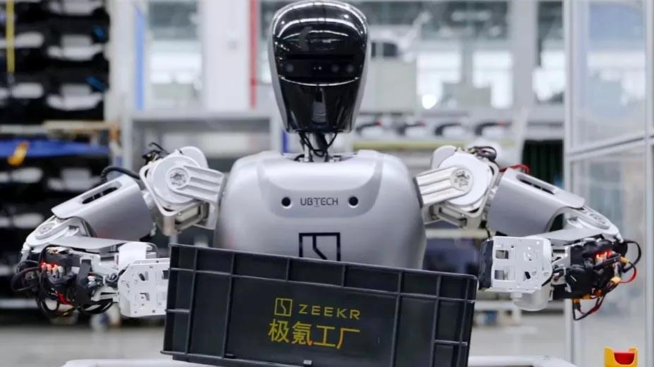 工厂人形机器人崛起 中国经济转型的新引擎