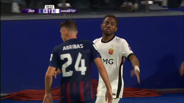 12次扑救，没陈威早花了，海港0-0保住晋级希望 柔佛超过40次射门