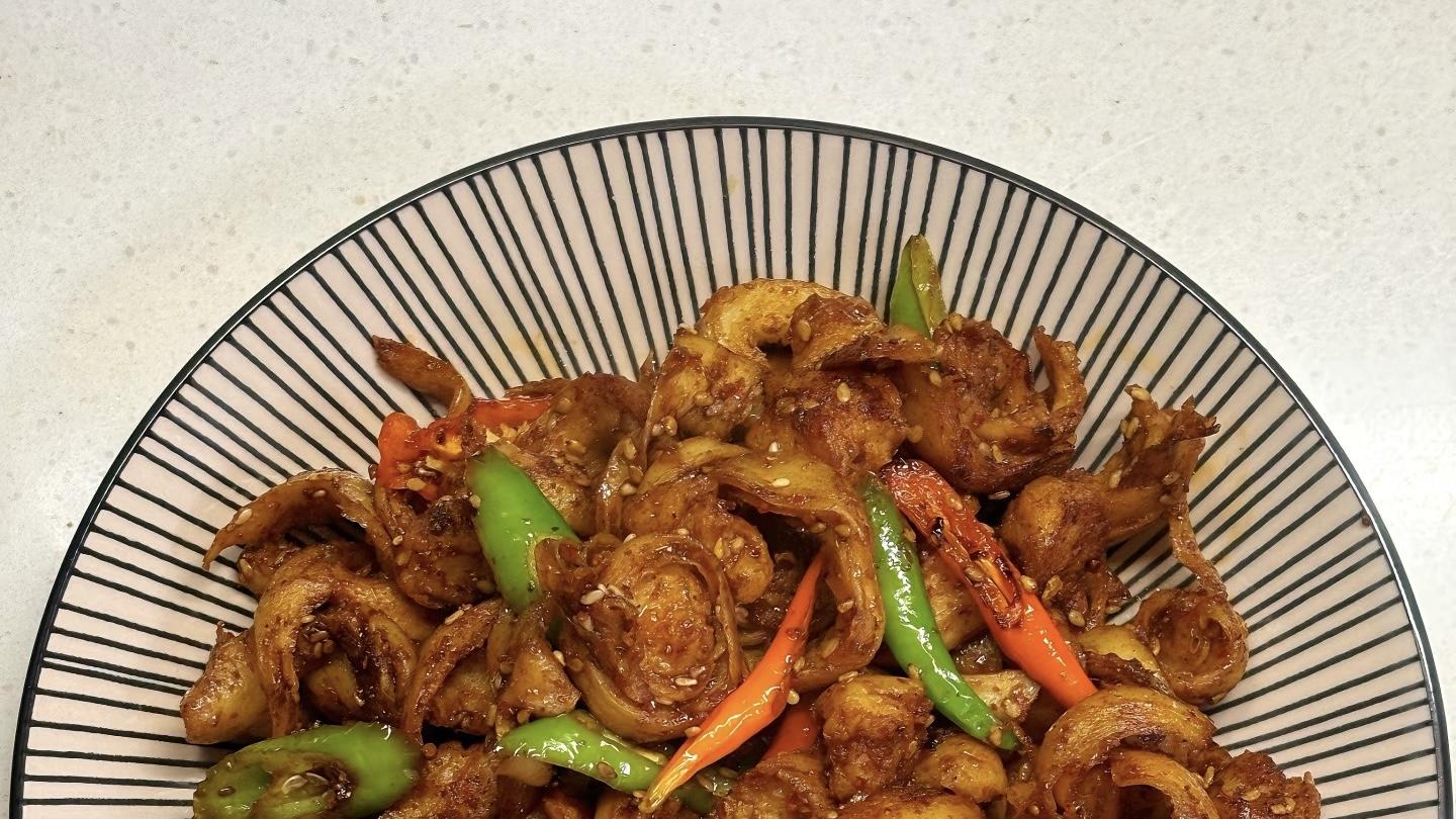 一口入味的辣椒面筋，新手也能零失败拿捏