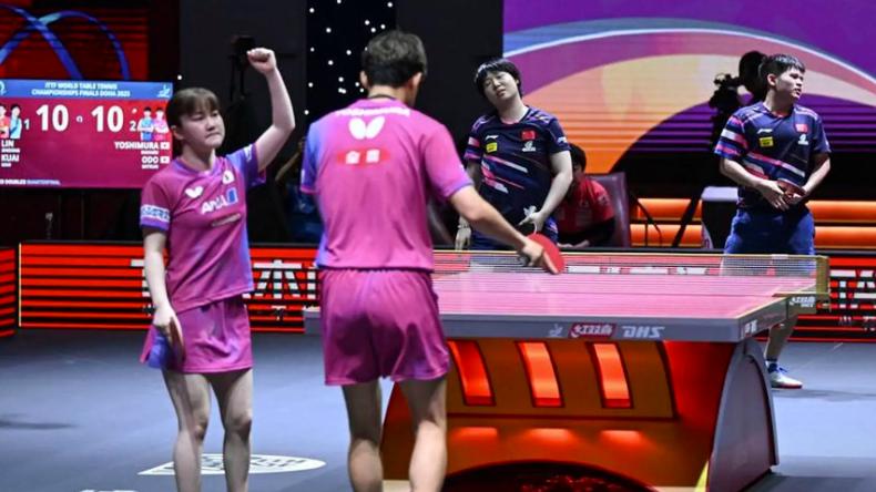 多哈世乒赛第五日：国乒混双折戟，张本智和双线崩盘！孙颖莎横扫成亮点