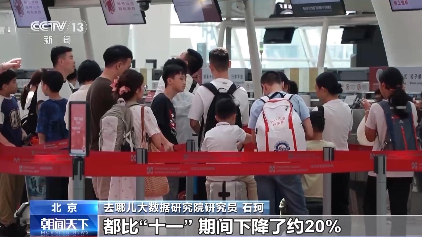 节后错峰机票最高省70% 秋游景点即将进入旺季