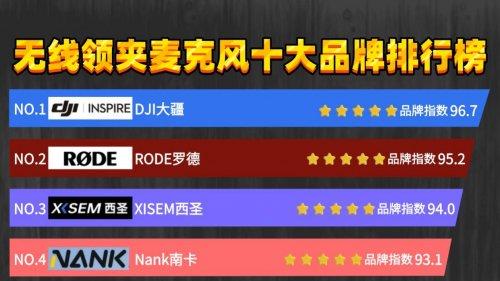 收音麦克风推荐哪款好？领夹麦怎么选？无线领夹麦克风排行榜