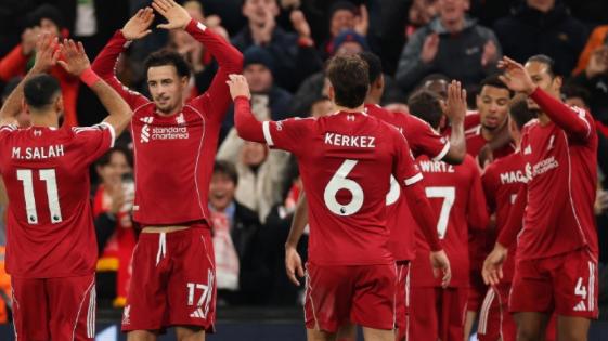 46秒闪击！埃基蒂克双响，利物浦2-0布莱顿升至第6