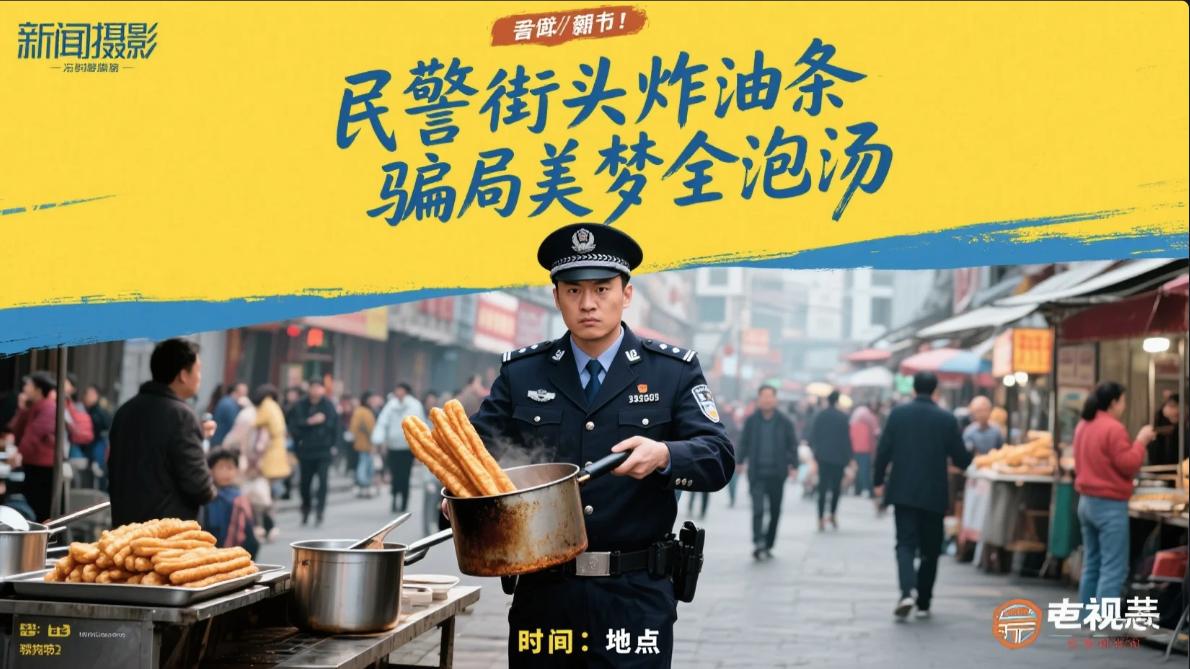 民警街头炸油条 骗局美梦全泡汤
