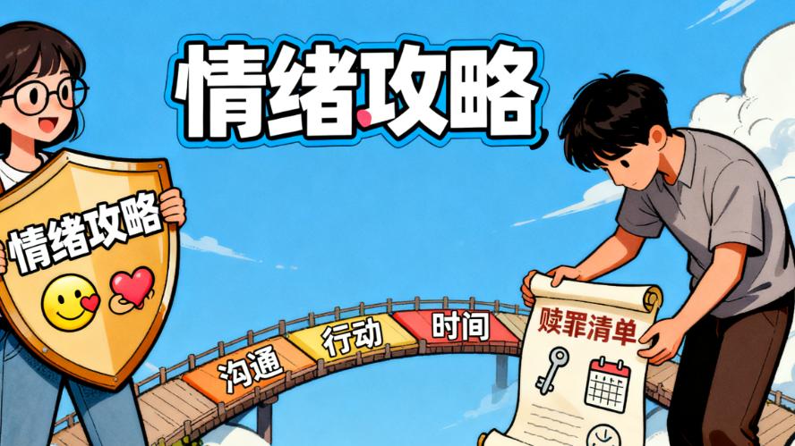 伴侣聊骚出轨，不想离婚怎么搞？情绪攻略 + 赎罪清单，重建信任不踩坑！