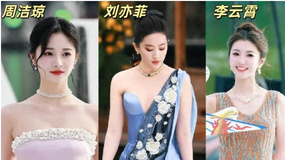 西湖畔的春日盛宴：众星斗艳，曾黎穿非遗白裙美如画，61岁何赛飞压轴绽放