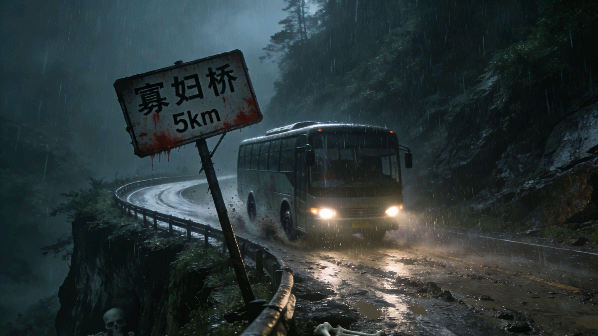 灵异故事：那年跑车遇到一件奇怪的事，半路遇到个长发女，疑惑不解