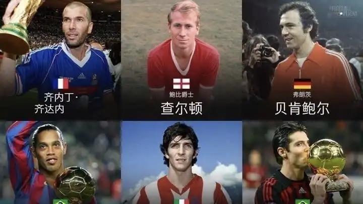 足球史荣誉大满贯的球星都有谁？