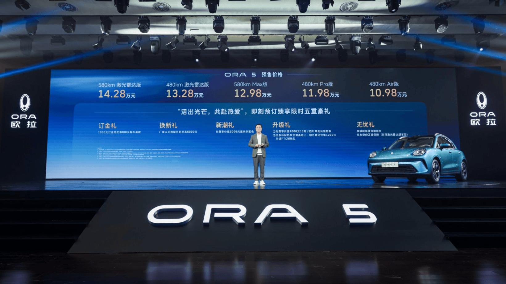 欧拉5即将于12月16日上市，预售价10.98万起，到底表现如何？