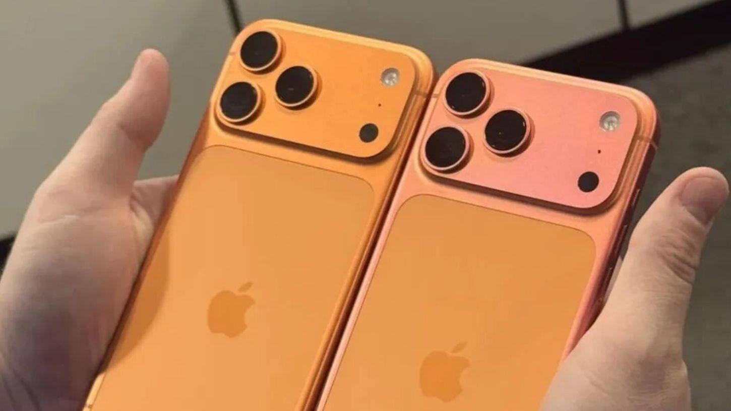 翻车严重！橙色iPhone17ProMax褪色成玫瑰金