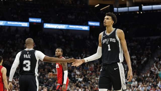 泪目！保罗再回全明星！携手文班亚马参加技巧挑战赛