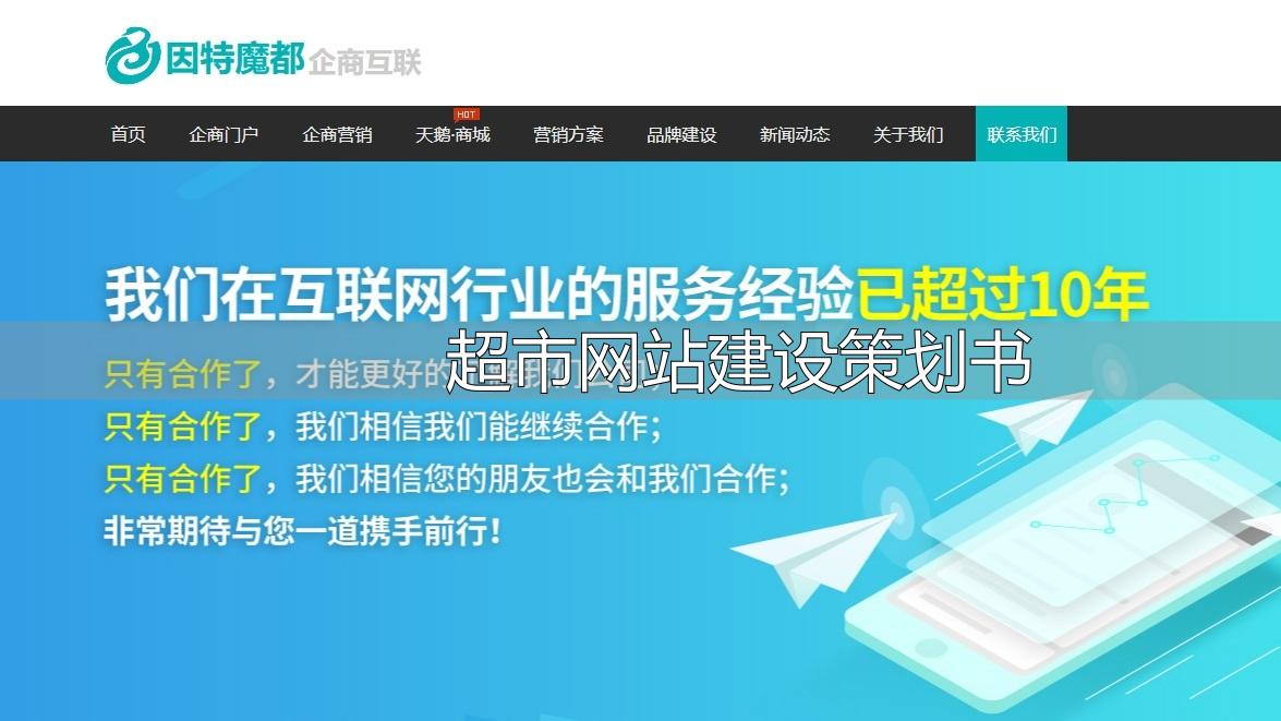 超市网站建设策划书：功能、步骤及作用全解析