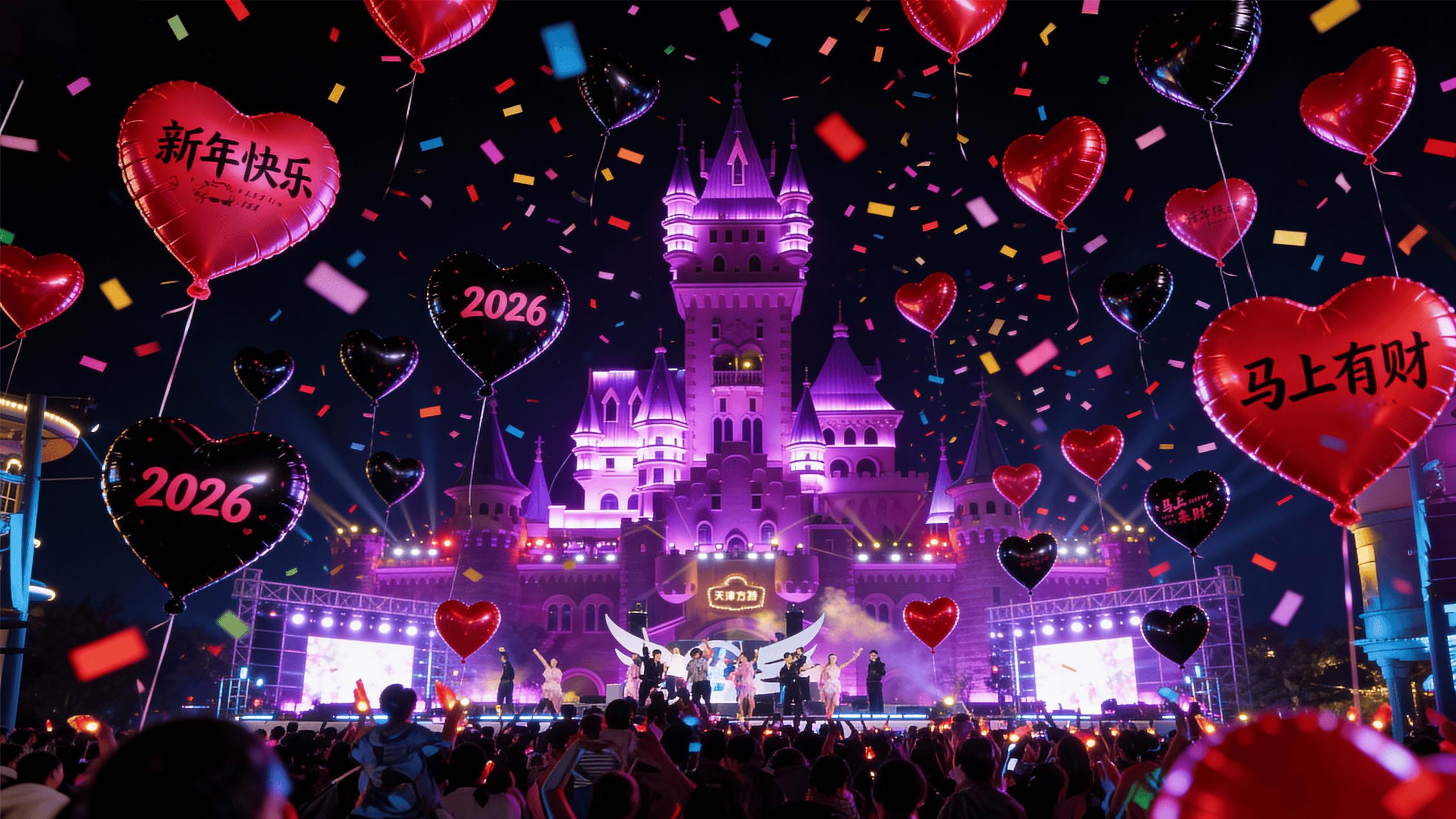 天津方特跨年放大招！戏剧游园+明星舞台，昼夜狂欢四天喜迎2026