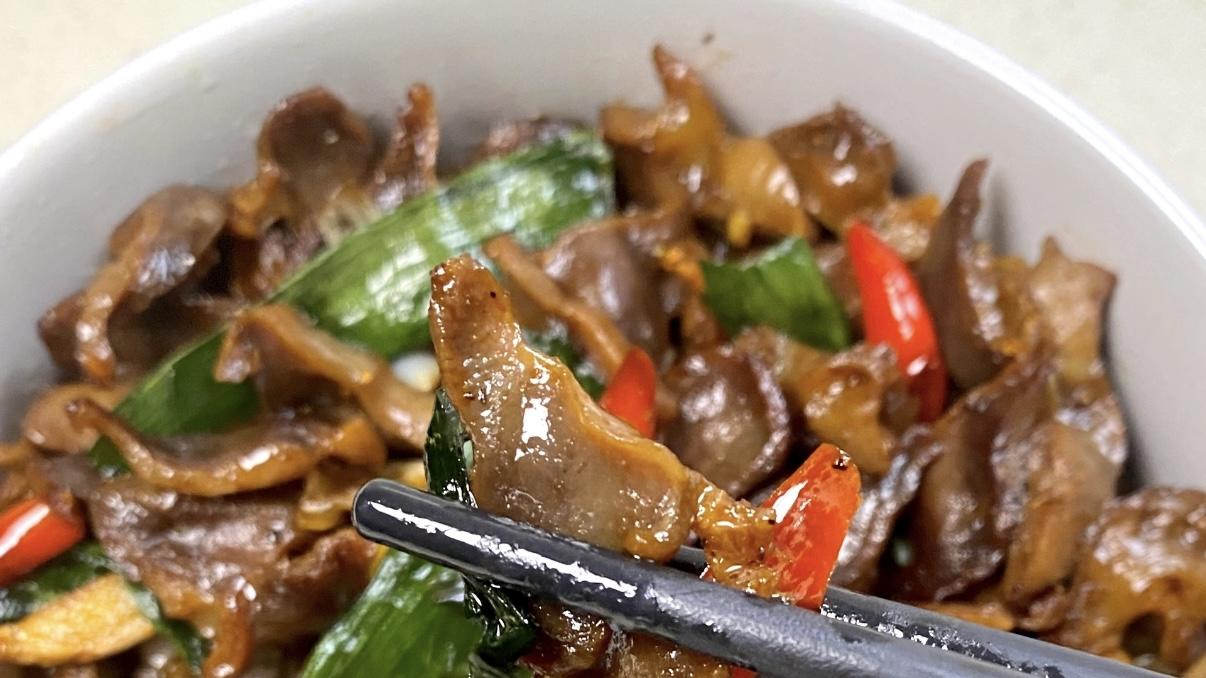 一周炫8次的爆炒鸡胗，脆嫩不腥超下饭，新手也能零失败
