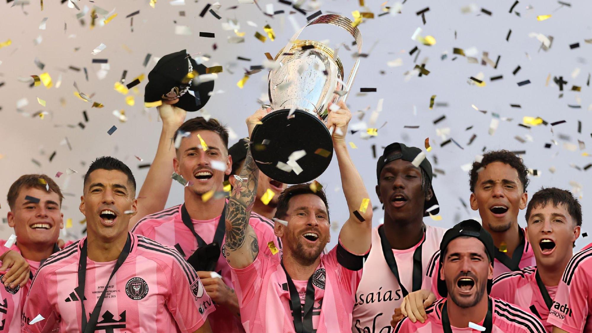 梅西带队夺冠！他是季后赛MVP！他让迈阿密国际从垫底到冠军！