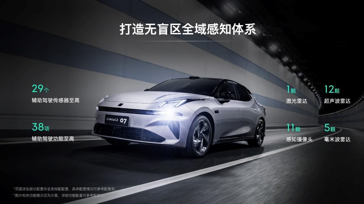 标配激光雷达只是开胃菜，全新领克07EM-P的科技配置才叫绝