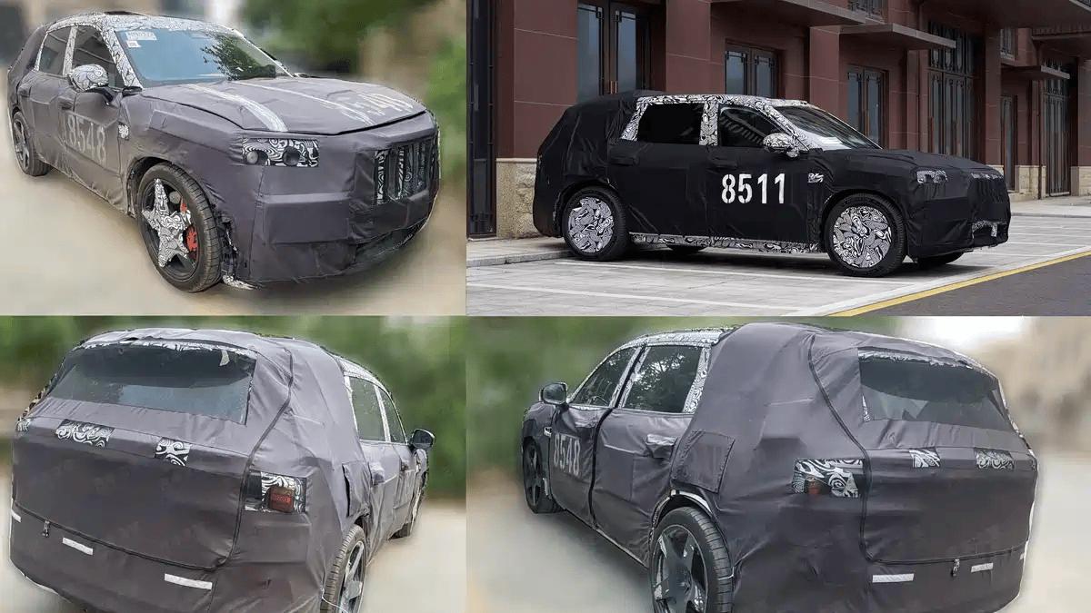 极氪8X轻伪谍照曝光 将于2026年第一季度亮相