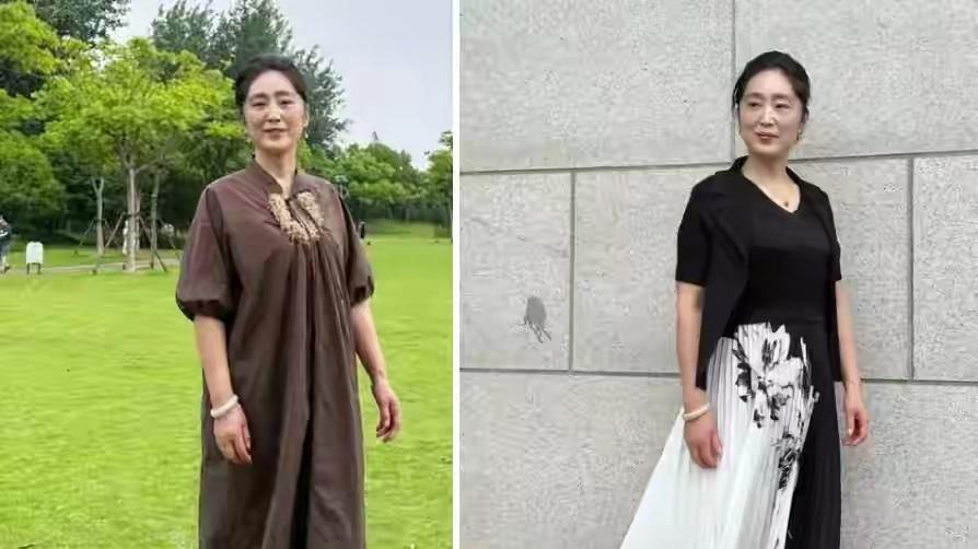 被三木妈妈惊艳到了！不烫老年头、不穿老年装，高级优雅又减龄