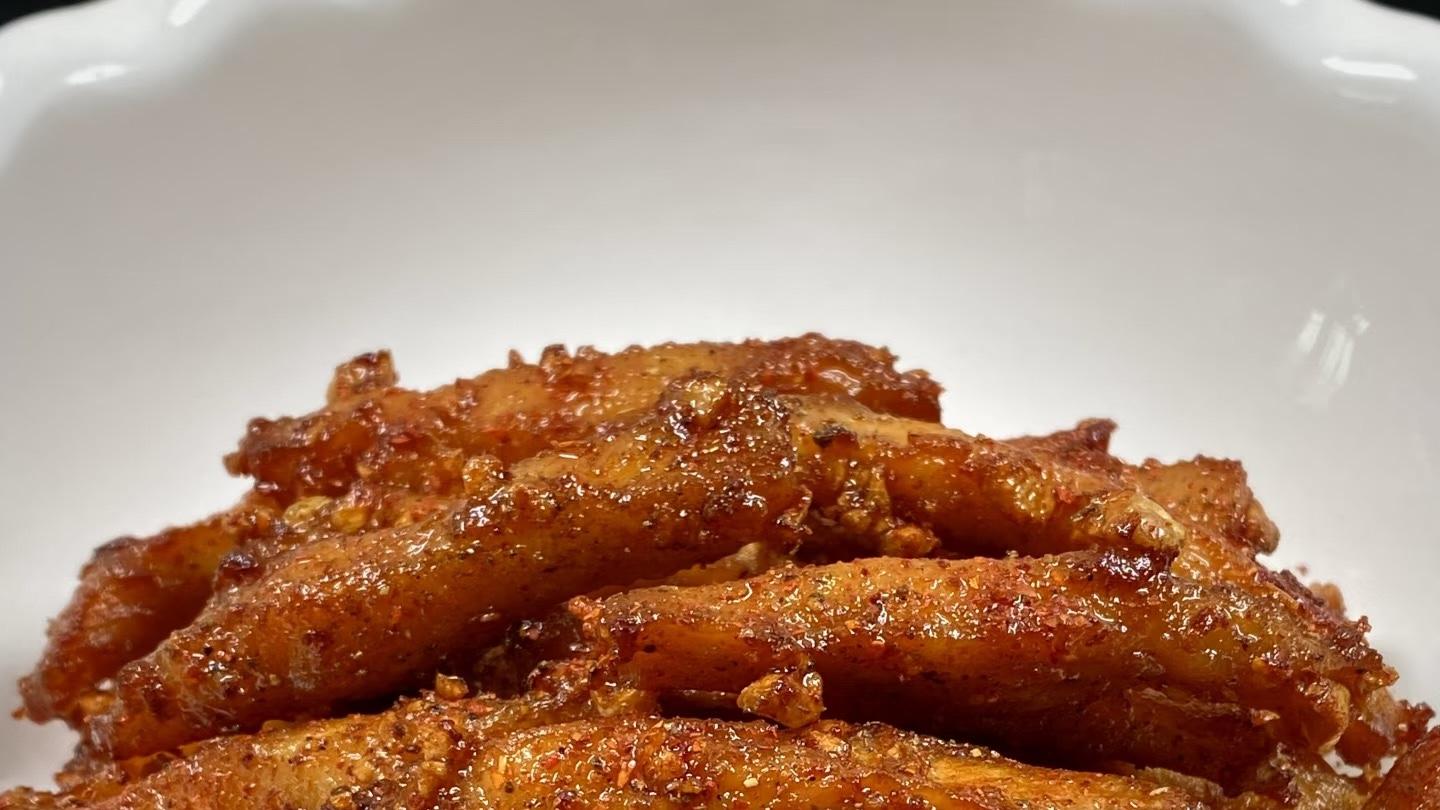 一口酥脆到舔手指！家常蒜香炸鸡柳零失败教程