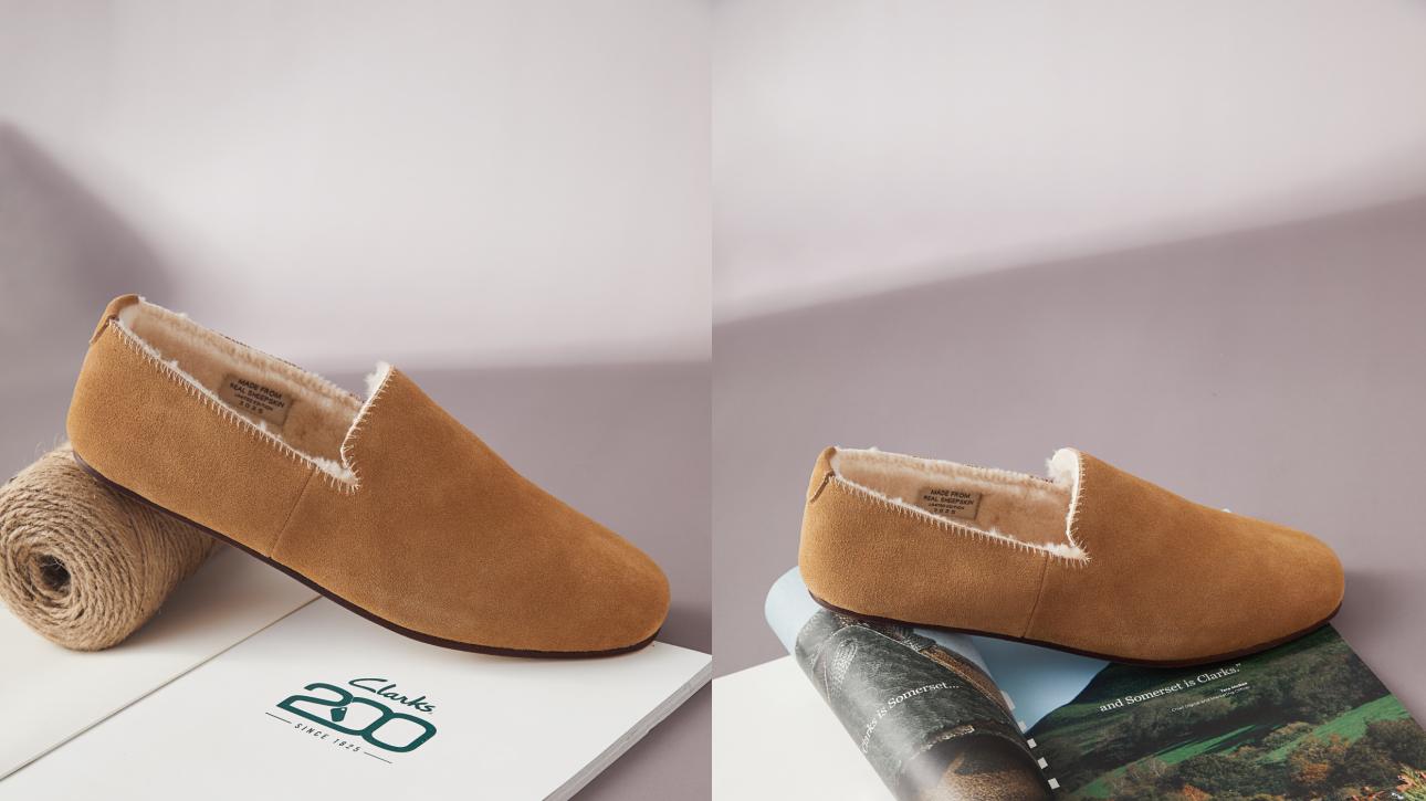 LET’S PLAY BACK TO 1825  Clarks 200周年复刻羊毛拖限量发售