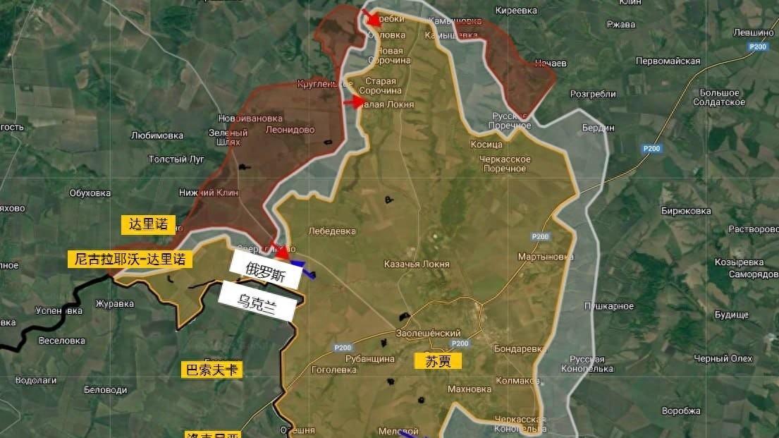 俄军在苏贾桥头堡西翼持续推进，对乌军补给通道构成部分威胁