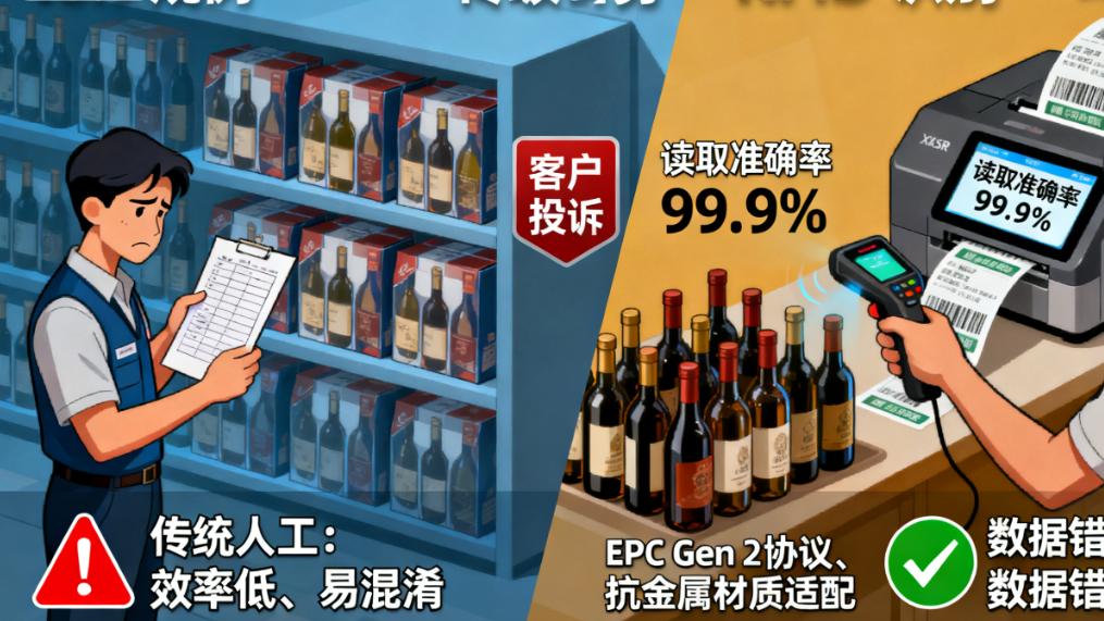 RFID打印机：办公室酒类礼品出入库的完美解决方案