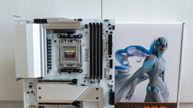 BIOS全面进化 纯白大板新选择！蓝宝石PURE极地B850A WIFI主板测评