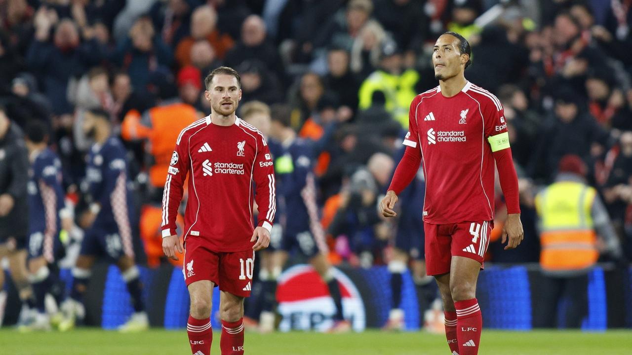 欧冠1-4, 利物浦主帅苦涩咬牙噘嘴, 萨拉赫呆若木鸡, 众将面如死灰