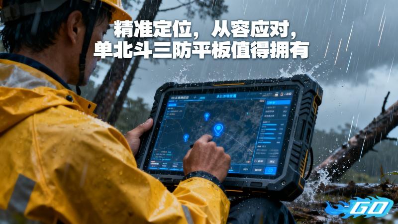 精准定位，从容应对，单北斗三防平板值得拥有