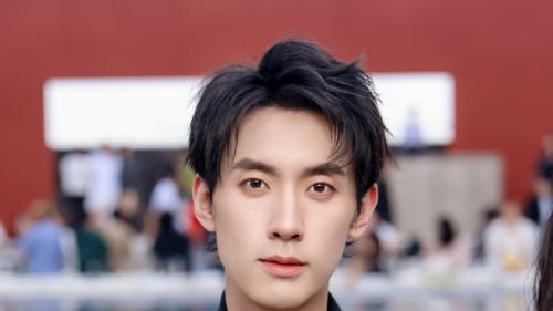 成岳亮相北京时装周 黑色露背演绎东方美学新主张​