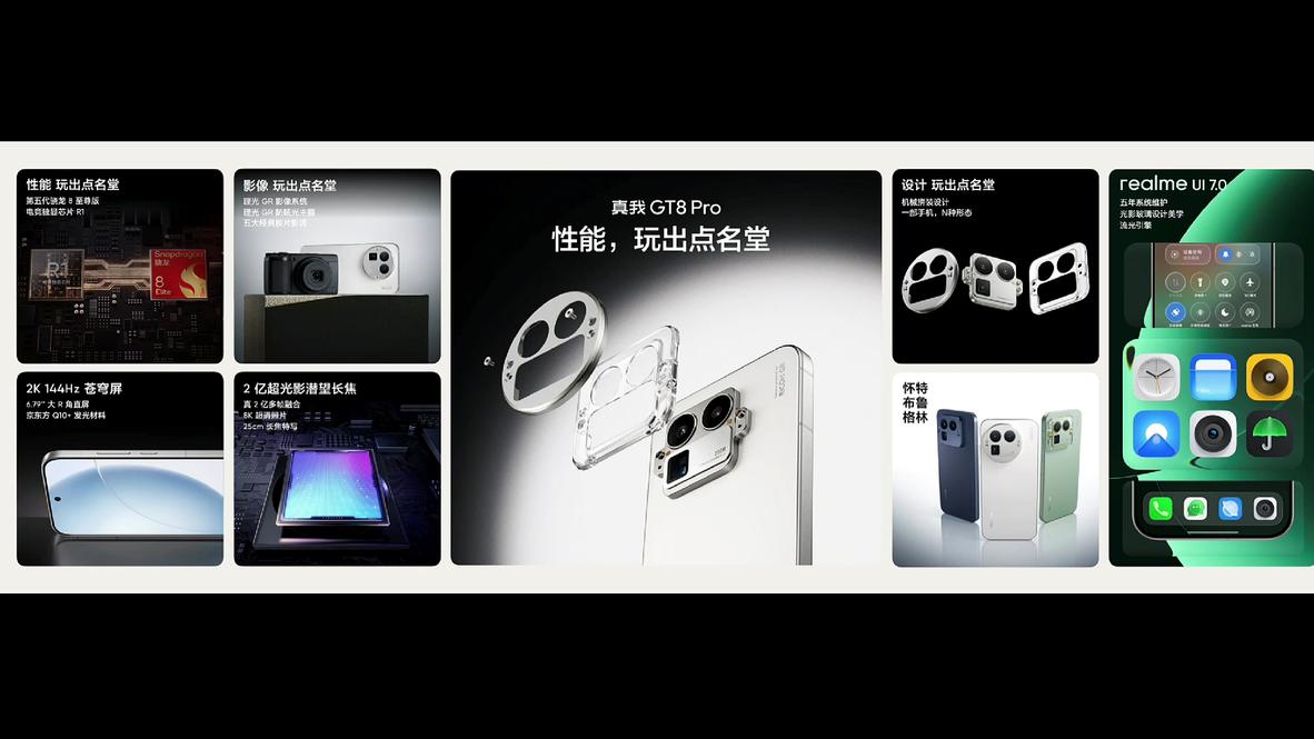 打破机圈同质化！真我 GT8 系列携理光 GR 影像与机械拼装 Deco 登场