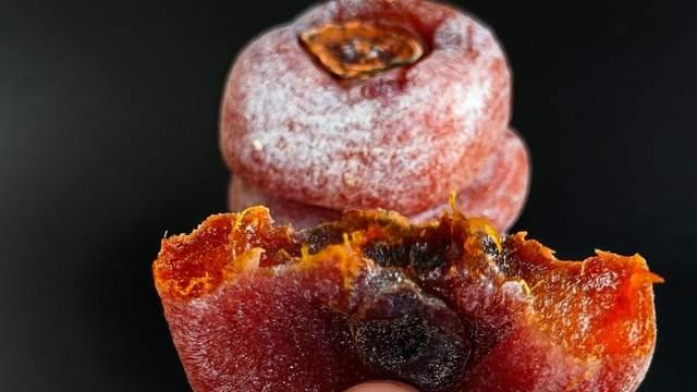 阿米的减肥美食分享：晒干的柿子饼