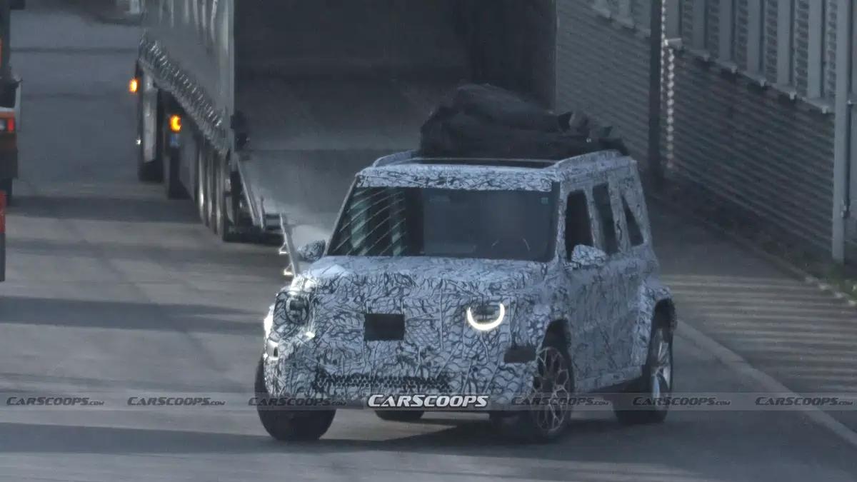 奔驰“小G”要来了，纯电动力，依旧硬派，27年首发亮相