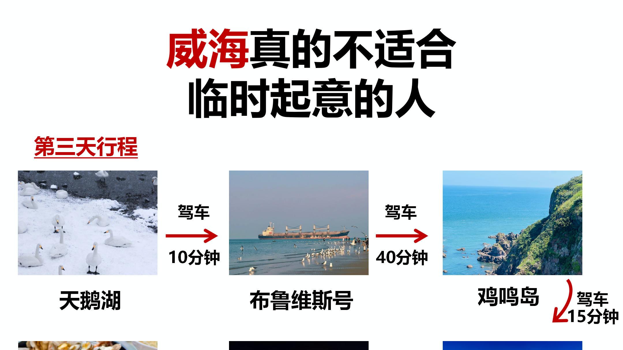 威海真的不适合临时起意的人