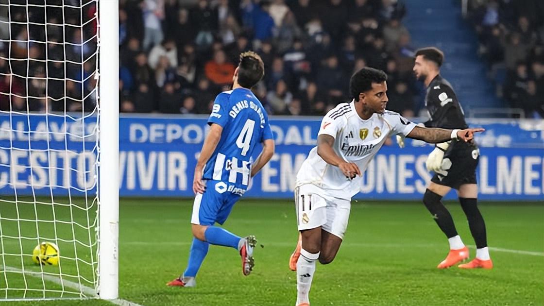 皇家马德里在门迪索罗萨球场取得重要胜利，保持与巴塞罗那的差距