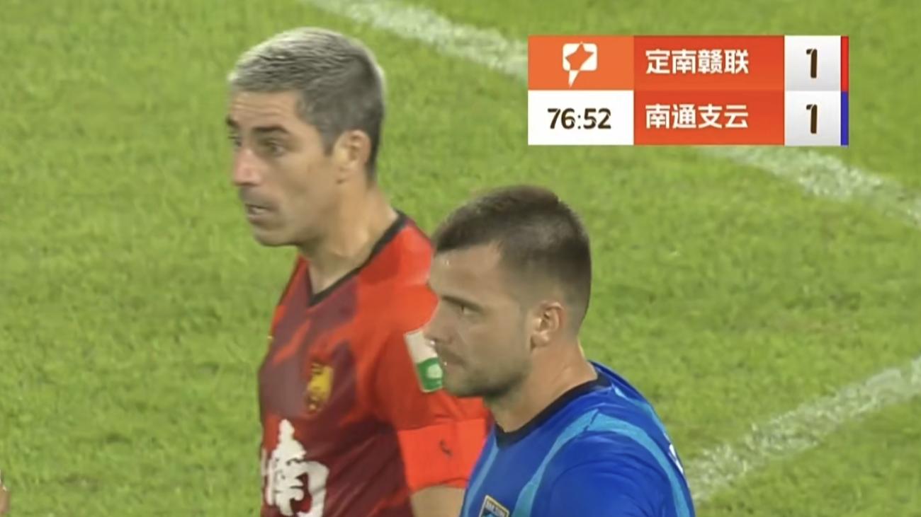 随着广西1-1红狮，延边1-1绝平，深圳3-3 中甲最新积分：降级4选2
